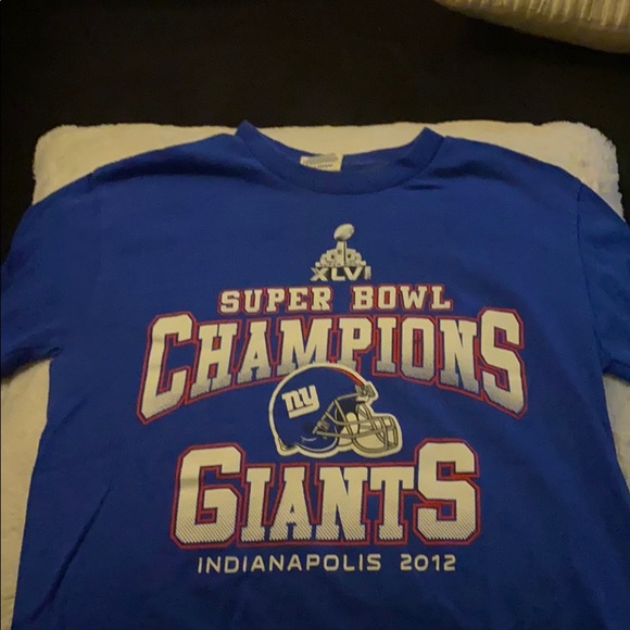2012 NY Giants Super Bowl T-Shirt - Picture 1 of 1